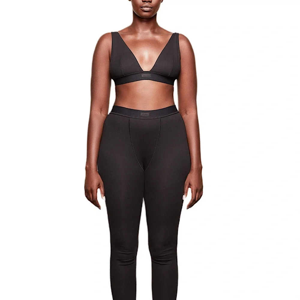 soot SKIMS cotton rib leggings - Picture 3 of 10